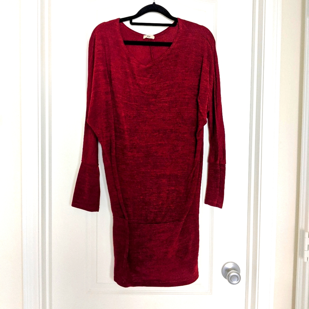 Maroon tunic dress medium